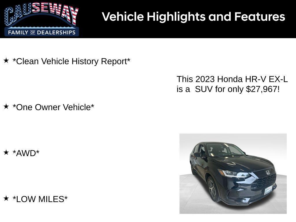 used 2023 Honda HR-V car, priced at $27,967
