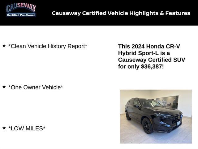 used 2024 Honda CR-V Hybrid car, priced at $36,387