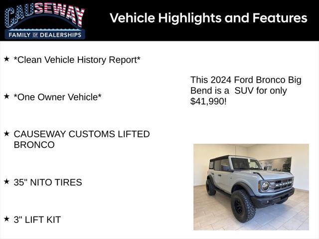 used 2024 Ford Bronco car, priced at $41,990