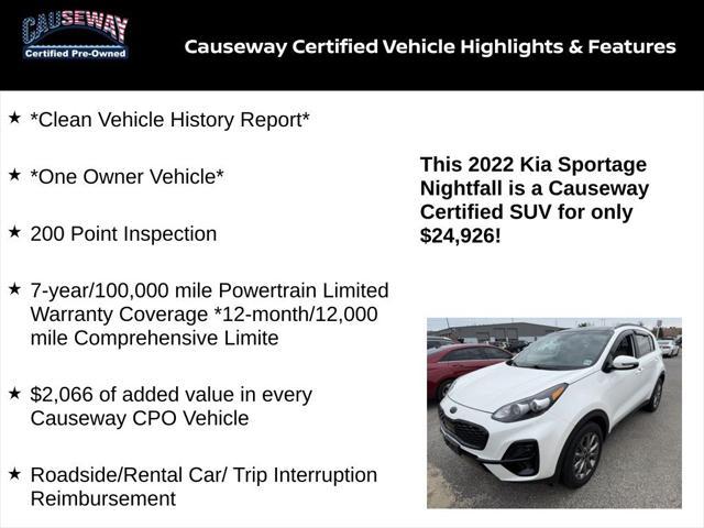 used 2022 Kia Sportage car, priced at $24,926