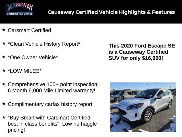 used 2020 Ford Escape car, priced at $16,990