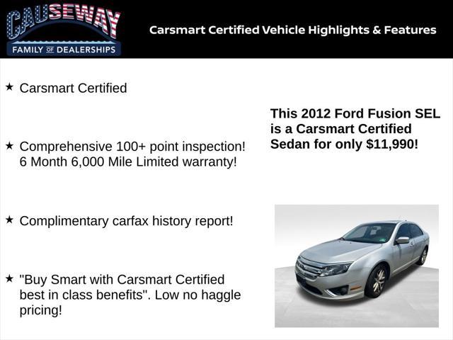 used 2012 Ford Fusion car, priced at $11,990