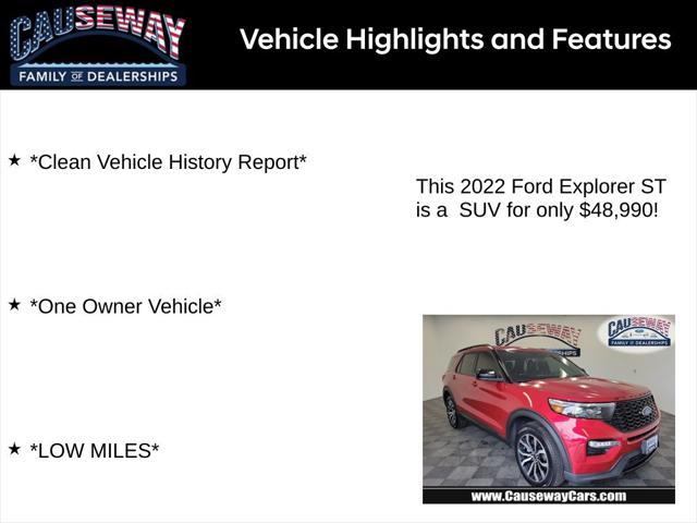 used 2022 Ford Explorer car, priced at $48,990