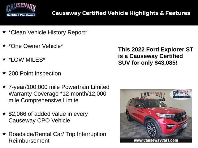 used 2022 Ford Explorer car, priced at $43,085