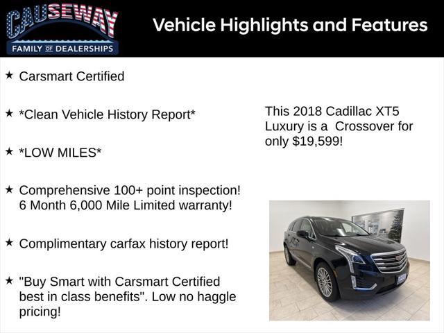 used 2018 Cadillac XT5 car, priced at $19,599