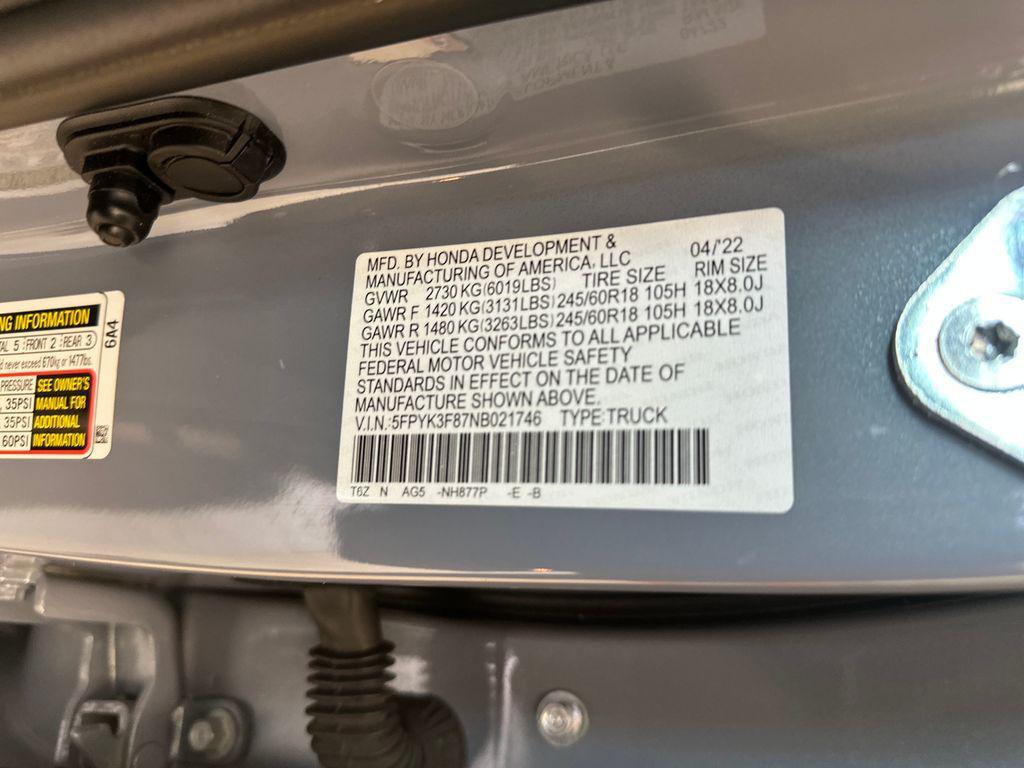 used 2022 Honda Ridgeline car, priced at $36,541