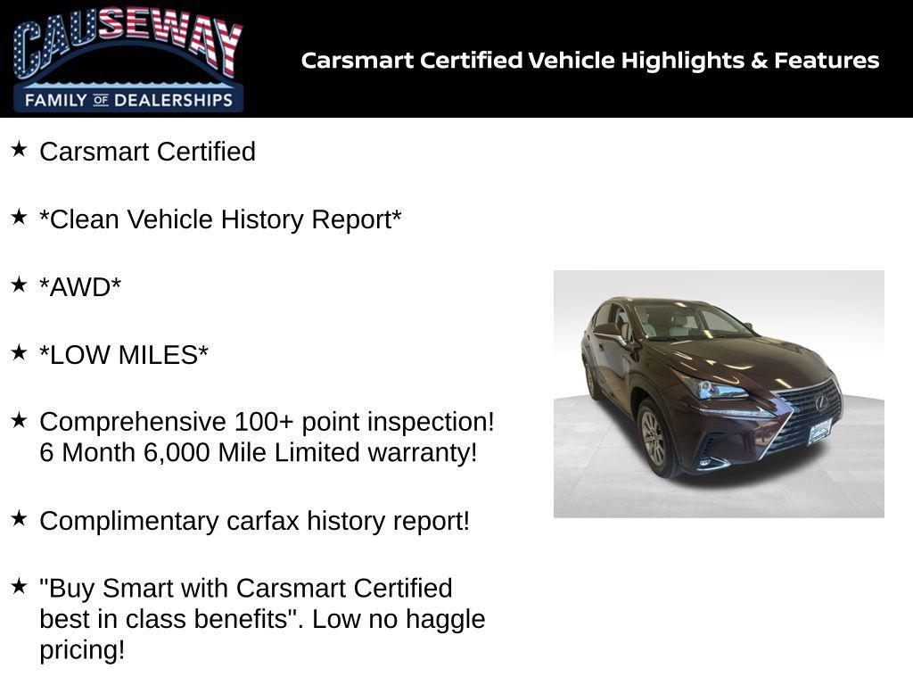 used 2019 Lexus NX 300 car, priced at $25,560
