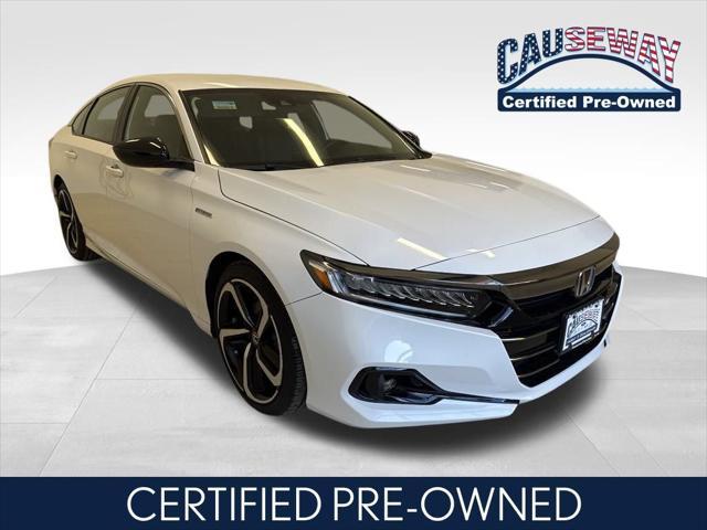 used 2022 Honda Accord Hybrid car, priced at $27,933