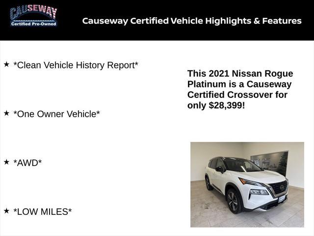 used 2021 Nissan Rogue car, priced at $28,399