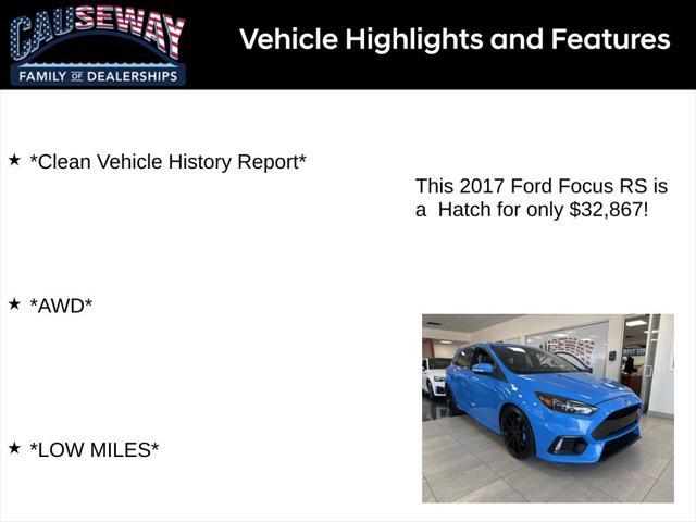 used 2017 Ford Focus RS car, priced at $32,867