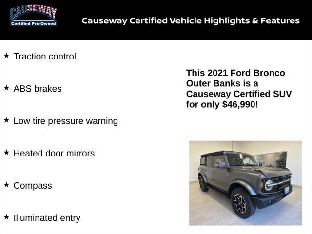 used 2021 Ford Bronco car, priced at $46,990