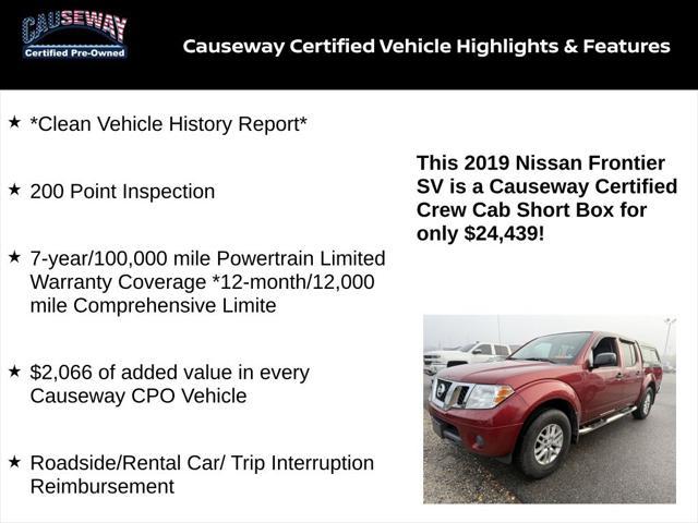 used 2019 Nissan Frontier car, priced at $24,439