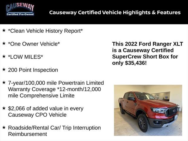 used 2022 Ford Ranger car, priced at $35,436