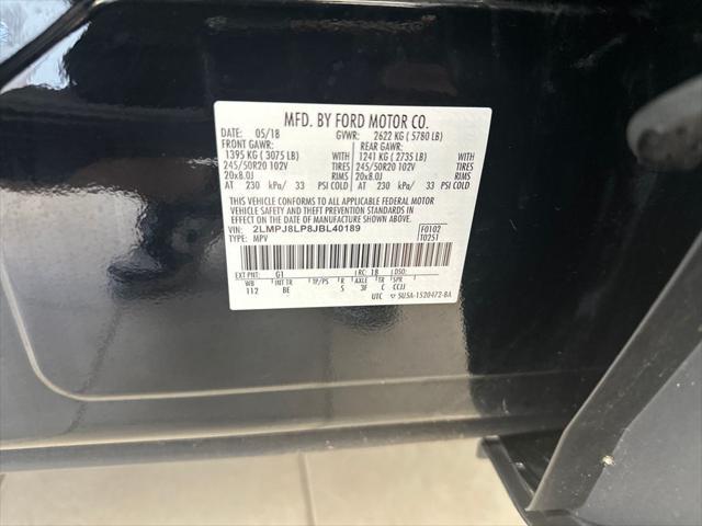 used 2018 Lincoln MKX car, priced at $26,987