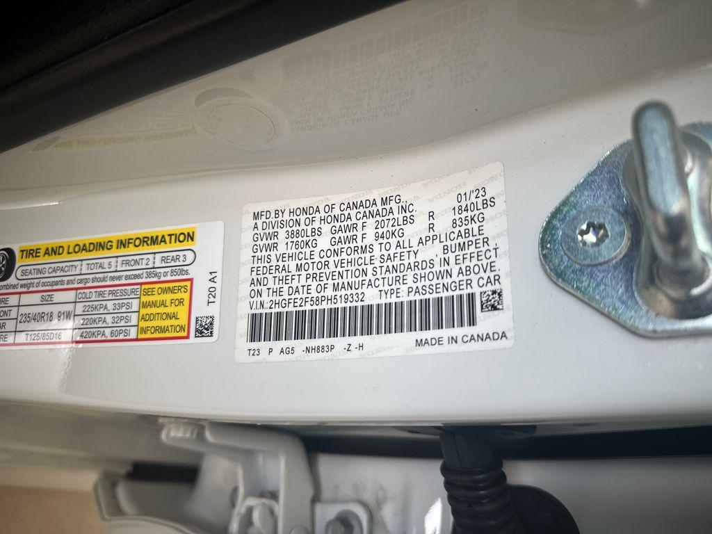used 2023 Honda Civic car, priced at $24,748