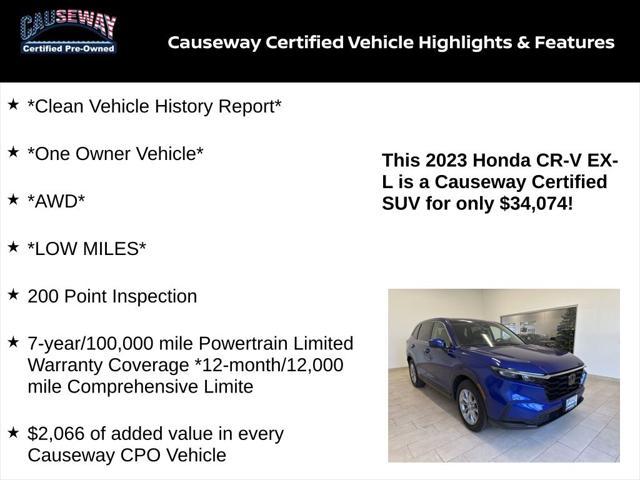 used 2023 Honda CR-V car, priced at $34,074