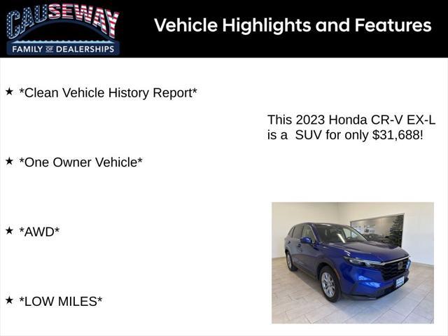 used 2023 Honda CR-V car, priced at $31,688