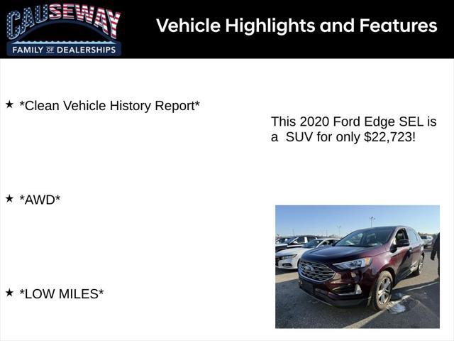 used 2020 Ford Edge car, priced at $22,723