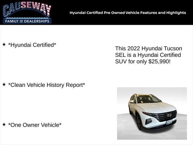 used 2022 Hyundai Tucson car, priced at $25,990