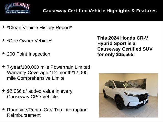 used 2024 Honda CR-V car, priced at $35,565