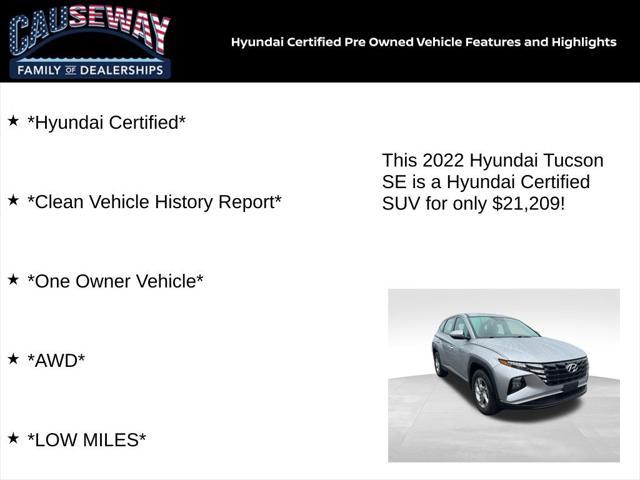 used 2022 Hyundai Tucson car, priced at $21,209