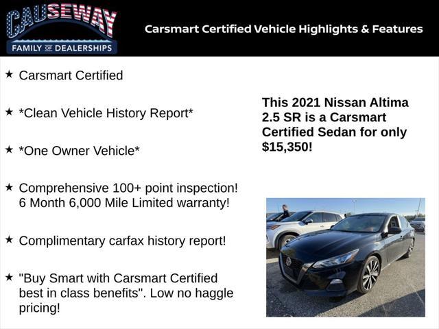 used 2021 Nissan Altima car, priced at $15,350