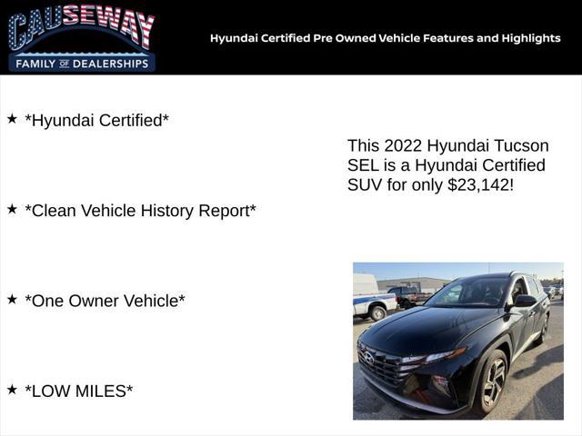 used 2022 Hyundai Tucson car, priced at $23,142