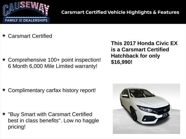 used 2017 Honda Civic car, priced at $16,990