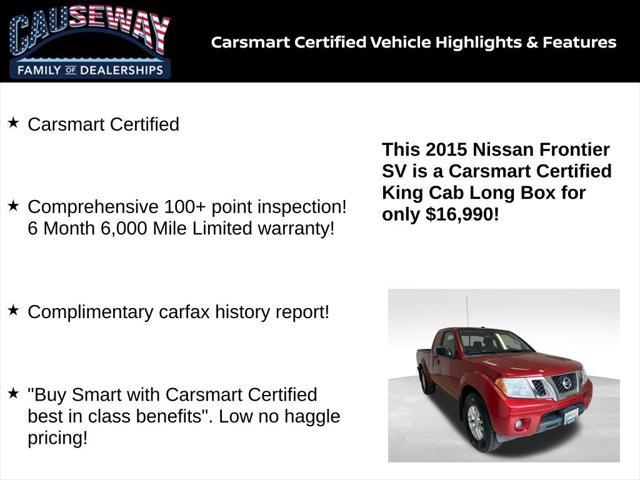 used 2015 Nissan Frontier car, priced at $16,990