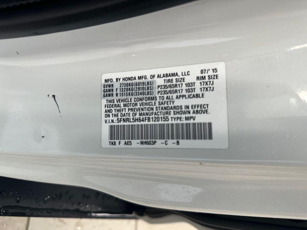 used 2015 Honda Odyssey car, priced at $16,989