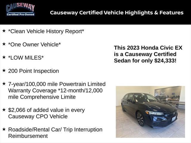 used 2023 Honda Civic car, priced at $24,333