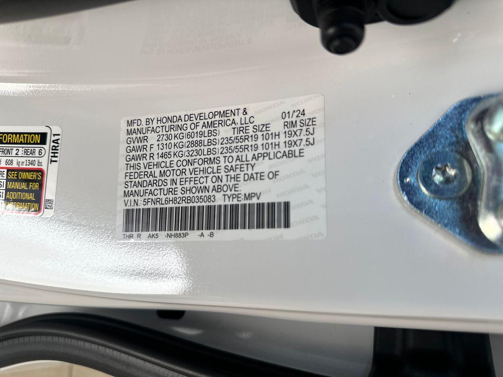 used 2024 Honda Odyssey car, priced at $43,870