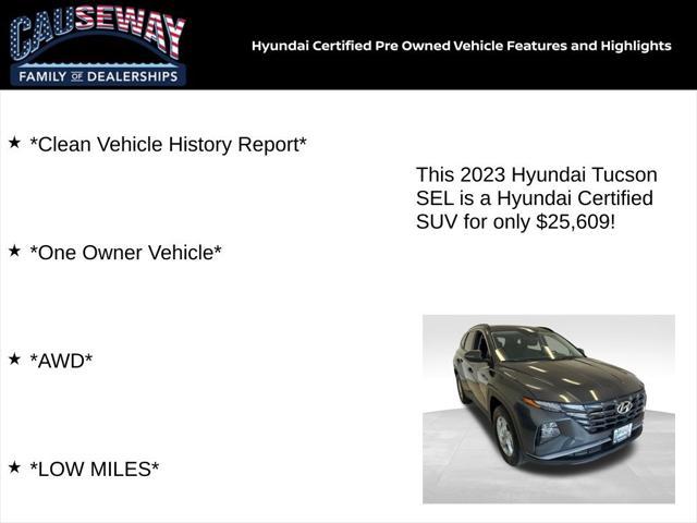 used 2023 Hyundai Tucson car, priced at $25,609
