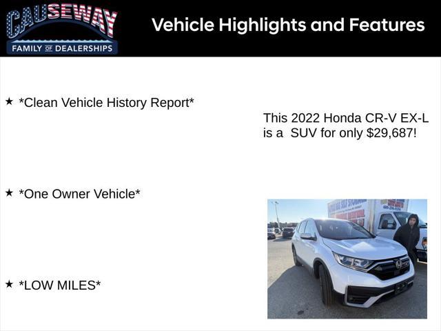 used 2022 Honda CR-V car, priced at $29,687