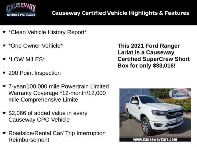 used 2021 Ford Ranger car, priced at $33,016