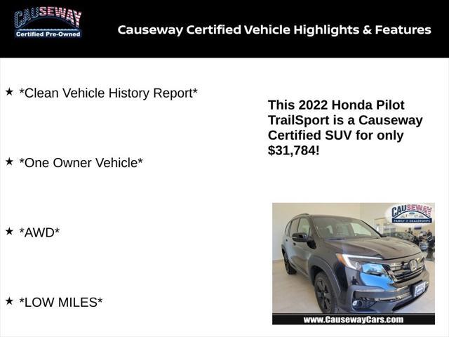 used 2022 Honda Pilot car, priced at $31,784