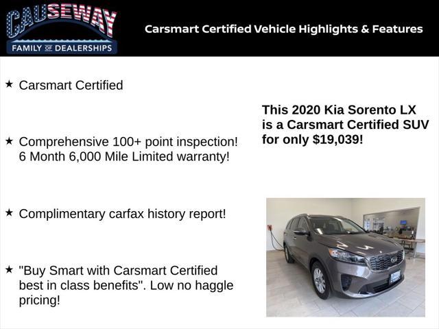 used 2020 Kia Sorento car, priced at $19,039