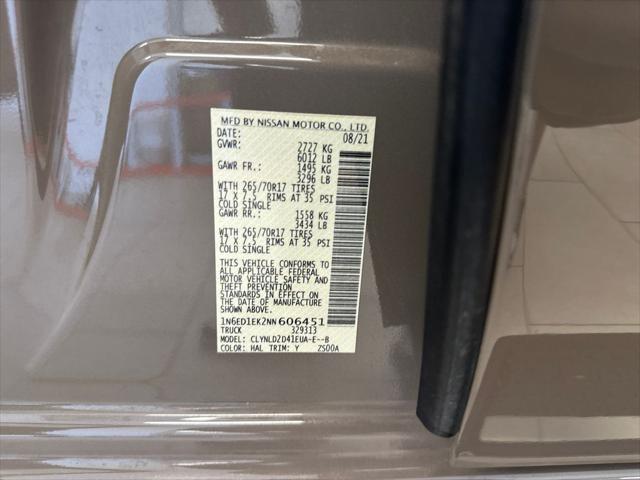 used 2022 Nissan Frontier car, priced at $37,868