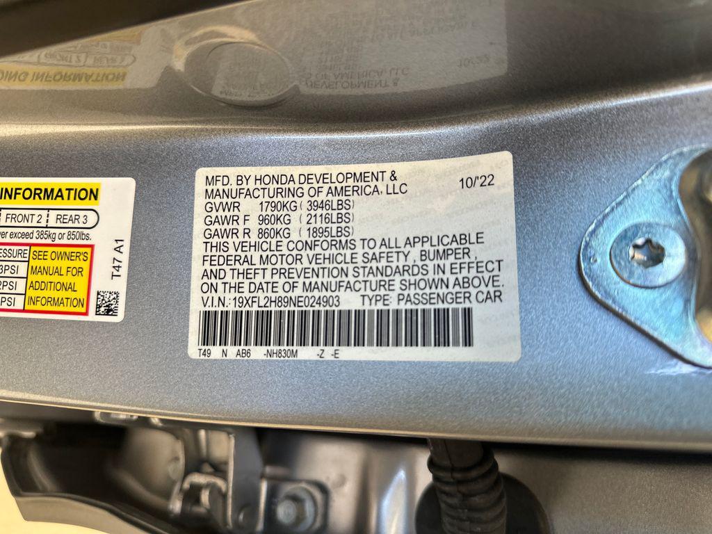 used 2022 Honda Civic car, priced at $25,531
