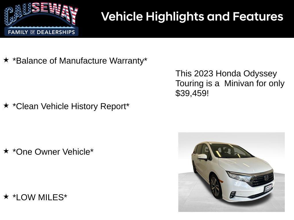 used 2023 Honda Odyssey car, priced at $39,459