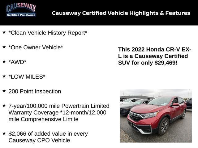 used 2022 Honda CR-V car, priced at $29,469