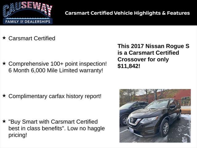 used 2017 Nissan Rogue car, priced at $11,842