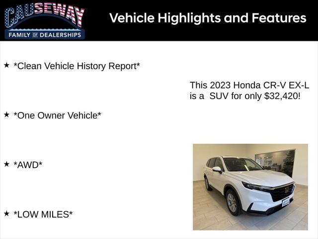 used 2023 Honda CR-V car, priced at $32,420