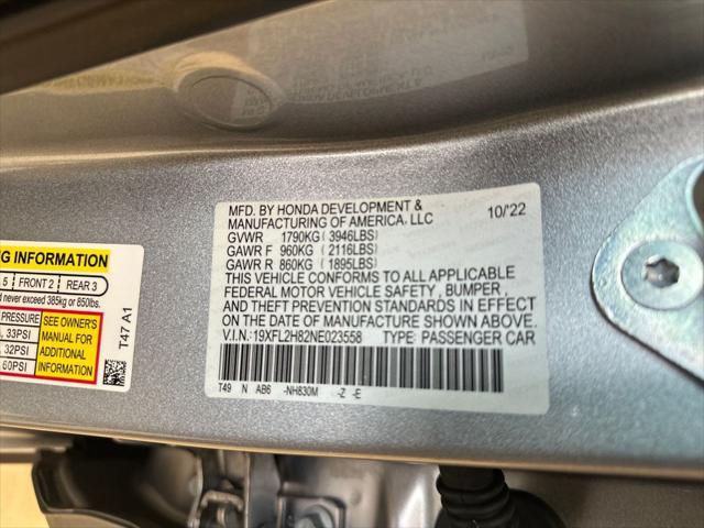 used 2022 Honda Civic car, priced at $25,882