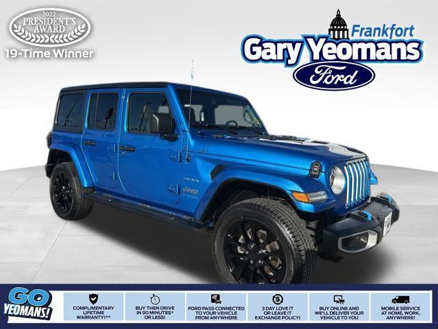 used 2022 Jeep Wrangler Unlimited 4xe car, priced at $31,882