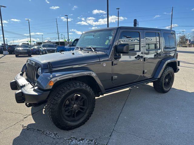 used 2017 Jeep Wrangler Unlimited car, priced at $19,724