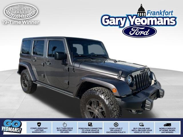 used 2017 Jeep Wrangler Unlimited car, priced at $19,724