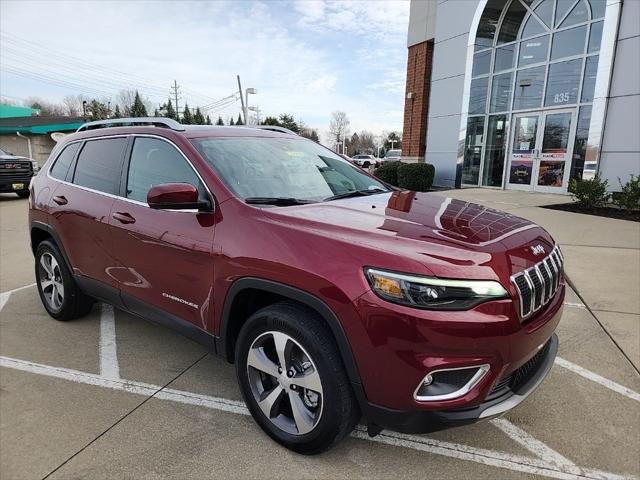 used 2021 Jeep Cherokee car, priced at $21,981