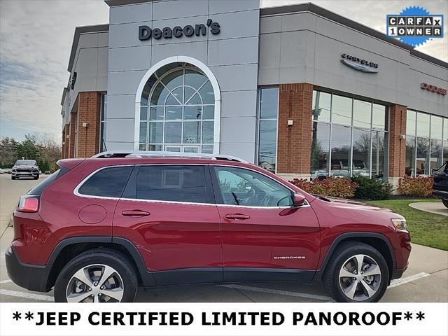 used 2021 Jeep Cherokee car, priced at $21,981