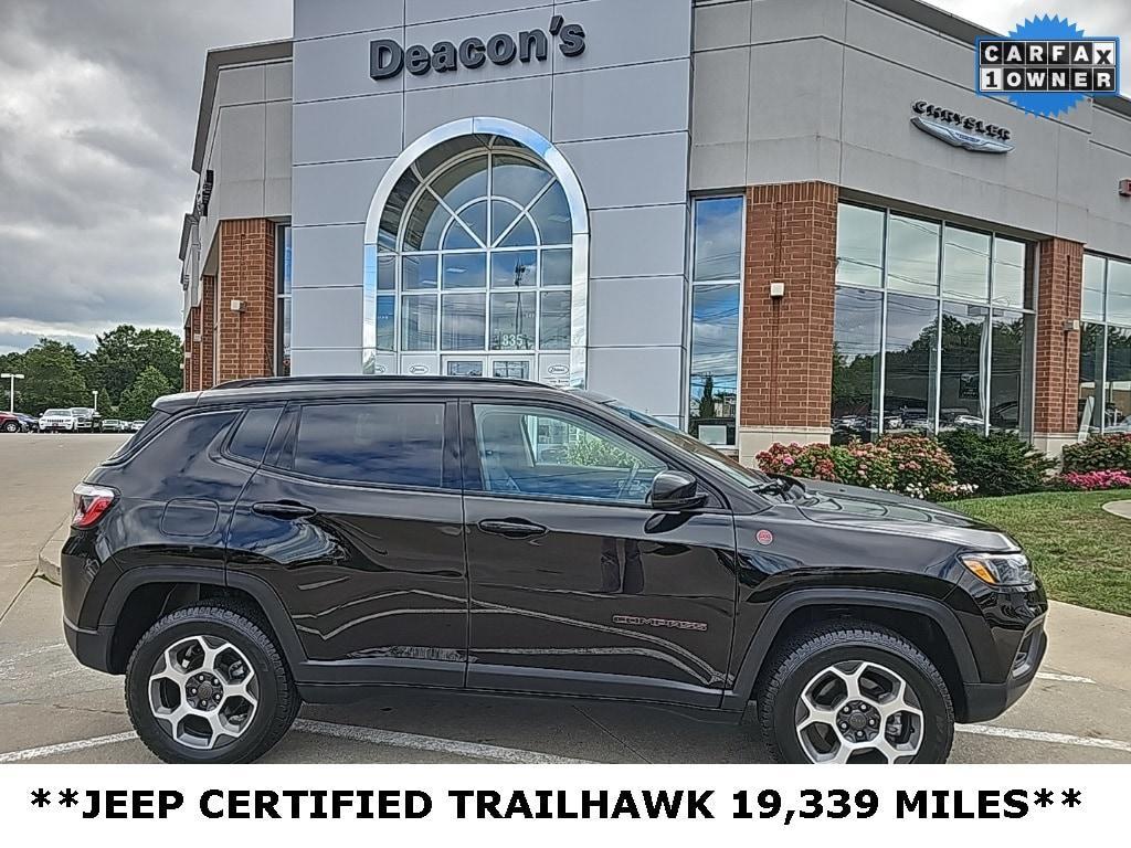 used 2022 Jeep Compass car, priced at $27,481
